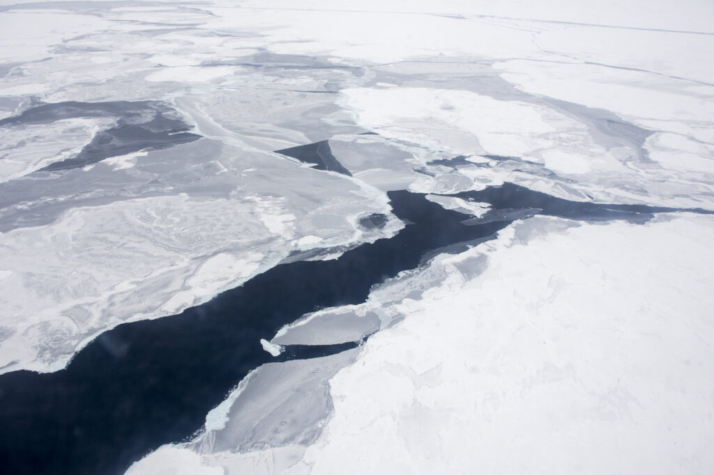 methane is releasing from the arctic