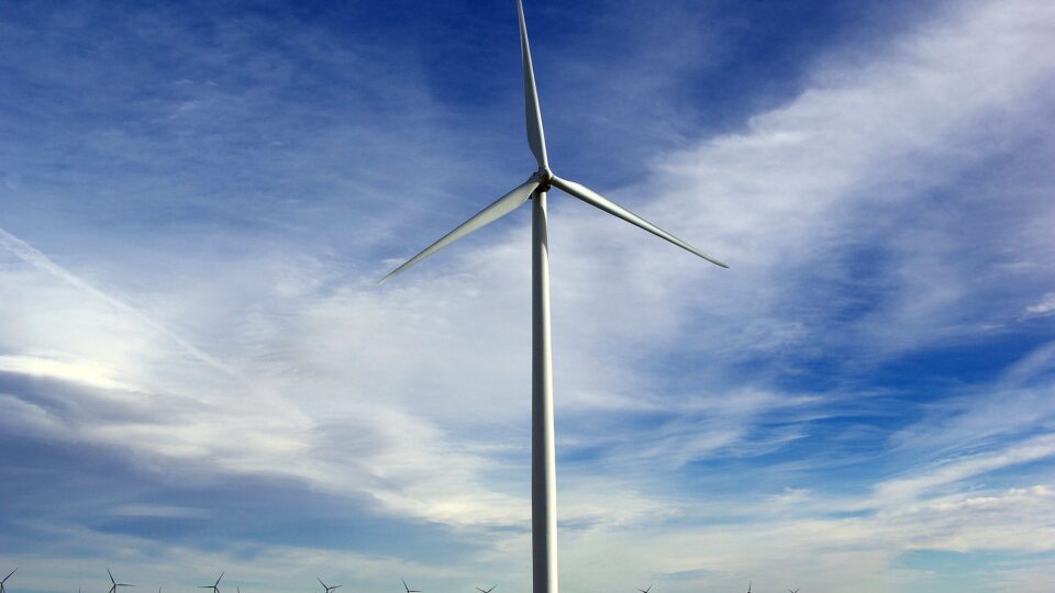 Wind farms placed too closely together slow one another down