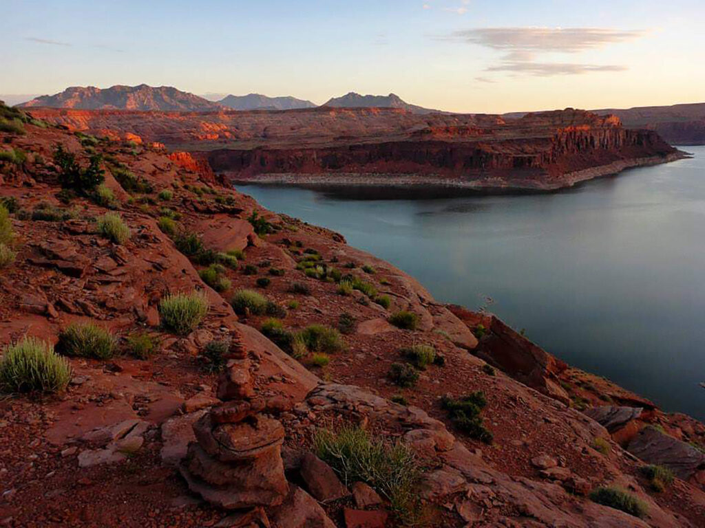 Water levels in Lake Powell have reached new lows
