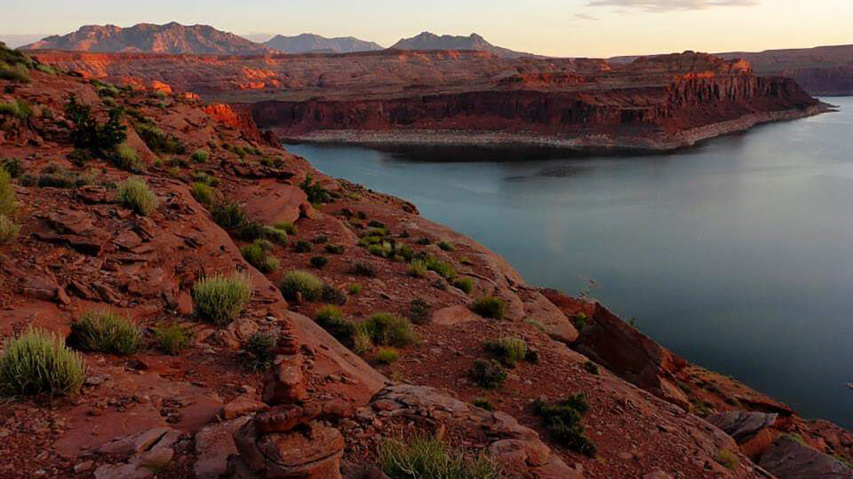 Water levels in Lake Powell have reached new lows