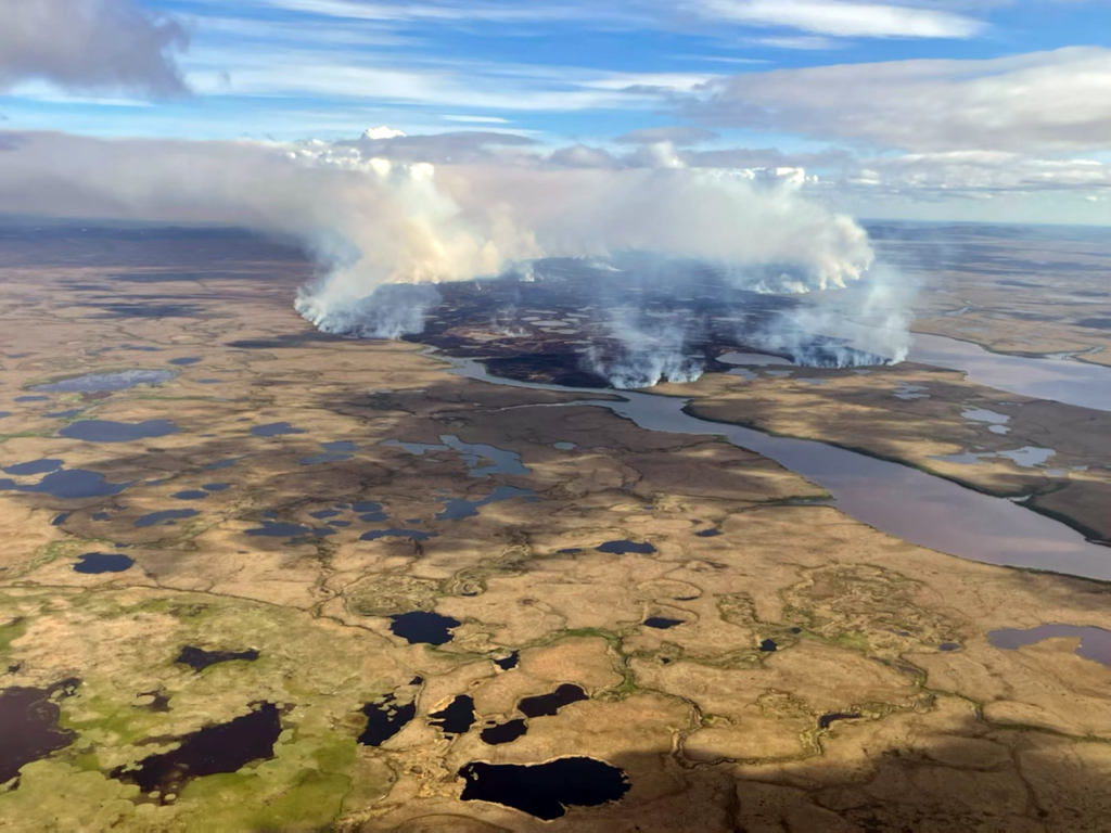 Wildfires are raging in Alaska