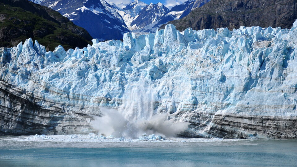 Glaciers are disappearing at a rapid rate